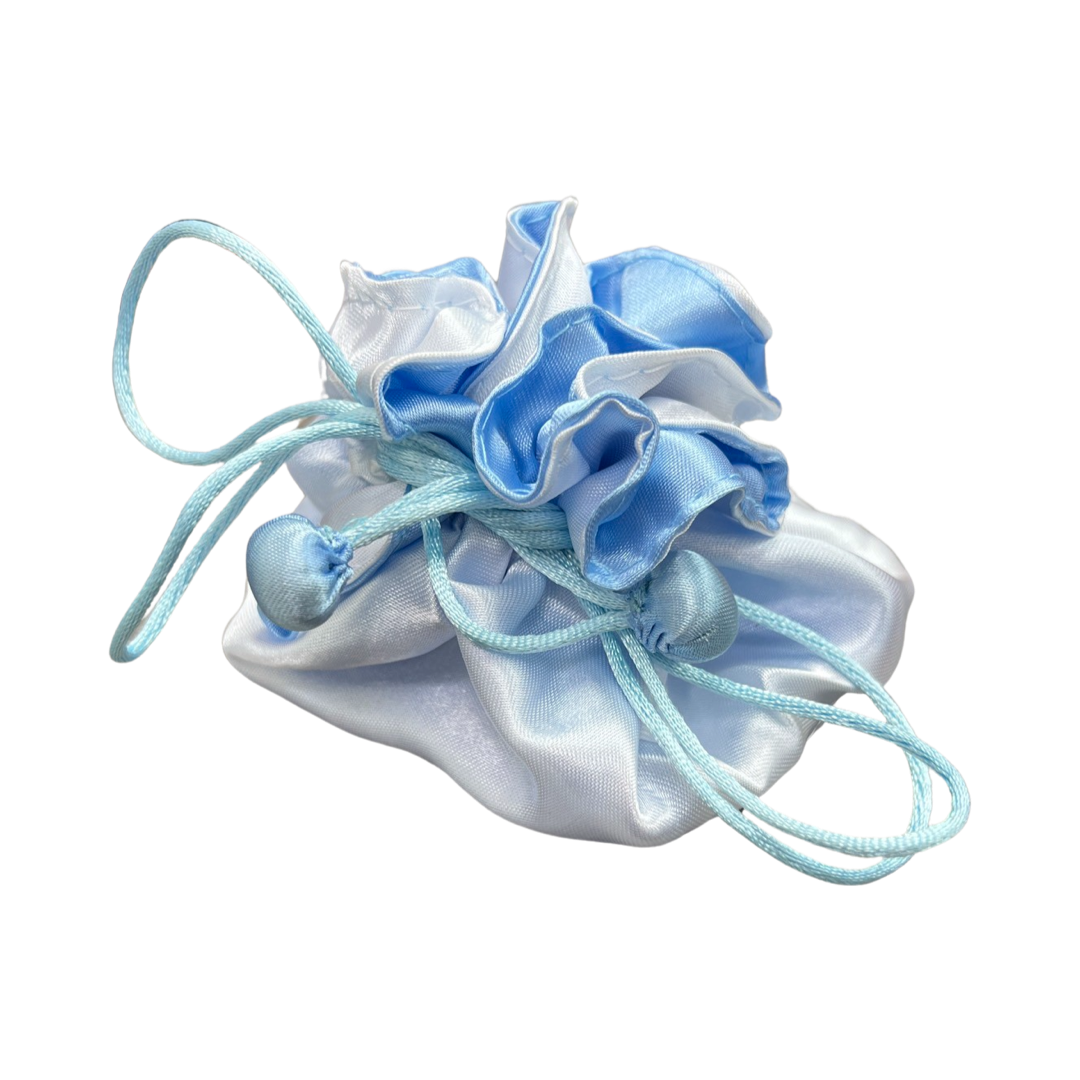 Solid Color Satin Cinched Pouches