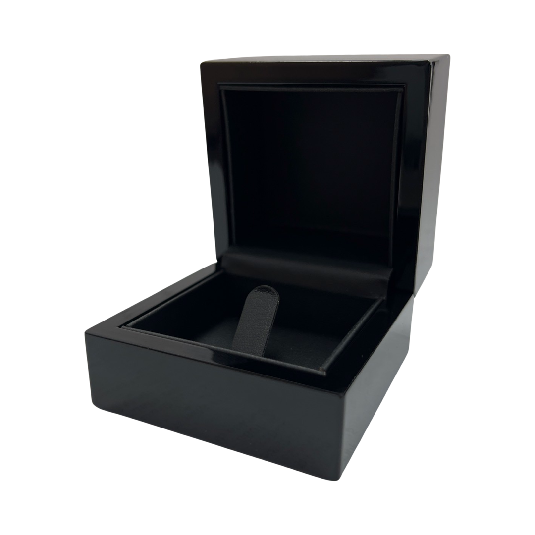 Wood Jewelry Boxes - Glossy Black
