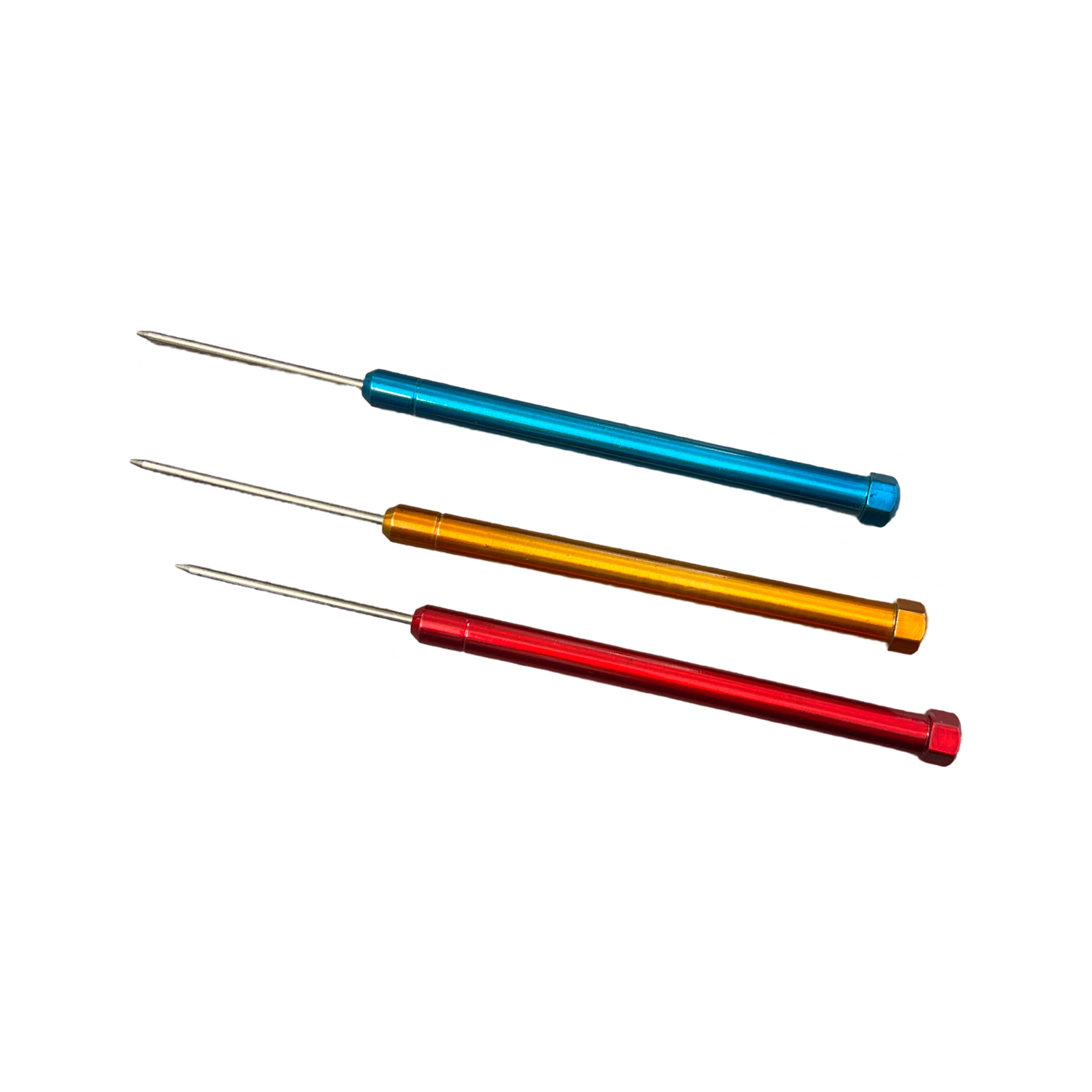 Set Of 3 Titanium Soldering Picks - Non-Contaminating, Knurled Handle Jewelry Tools