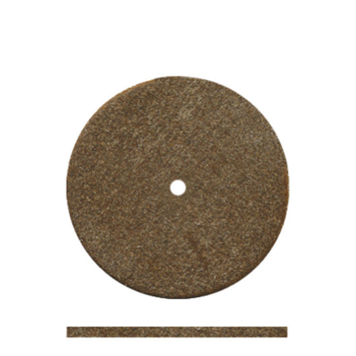 Dedeco® Classic Rubber Brown Sq. Edge Wheels 7/8" - Interproximal