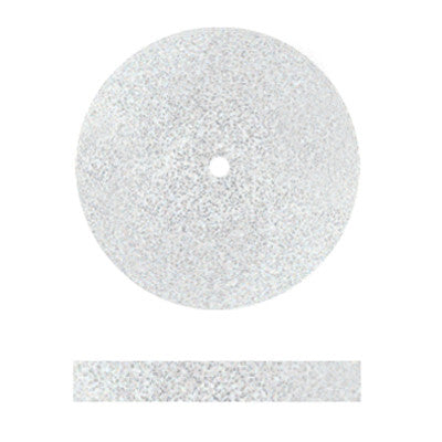 White Silicone Unmounted Square Edge Wheels 7/8"