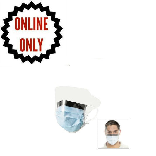Disposable Face Mask with Anti-fog Shield