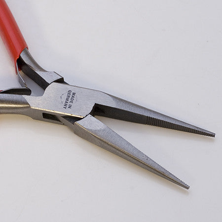 Needle Nose Pliers, Long Pointed Nose Pliers With Serrated Jaws