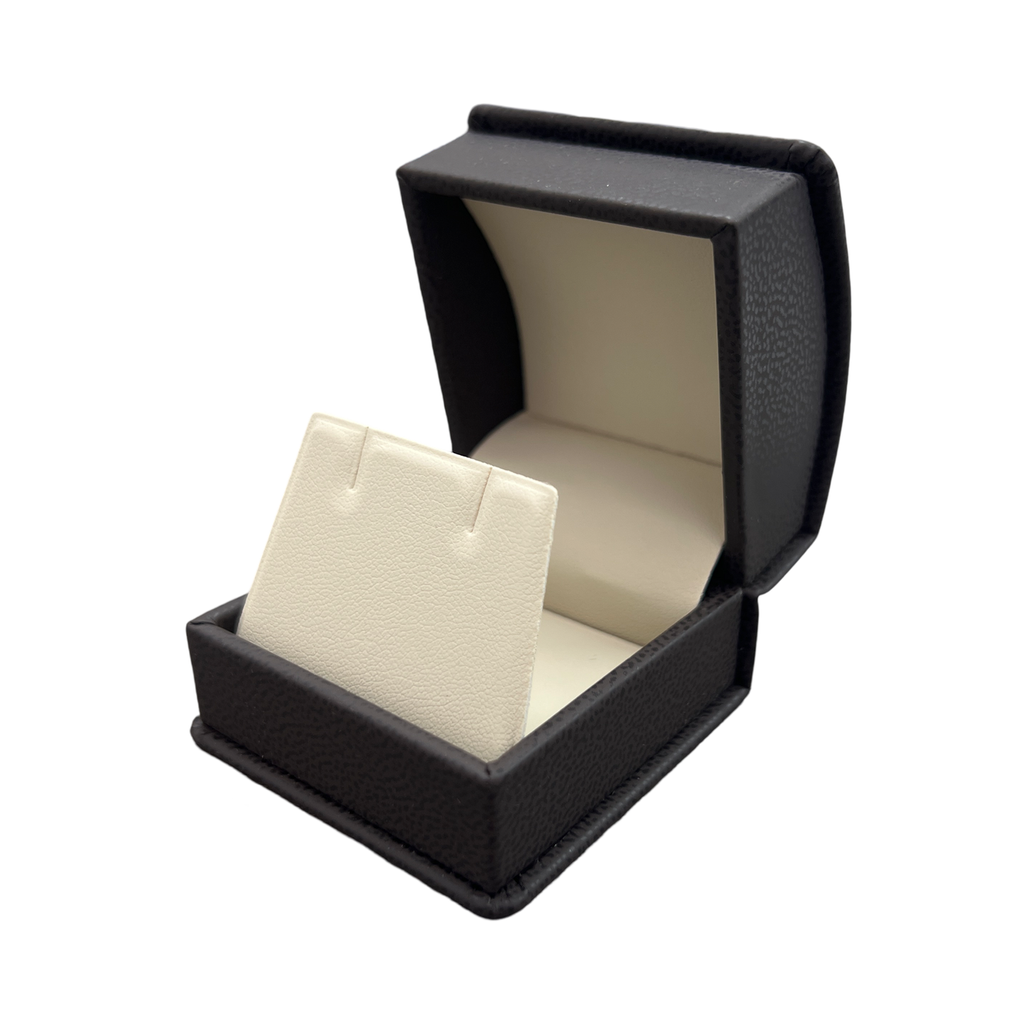 Roll Top Leatherette Boxes - Chocolate Beige