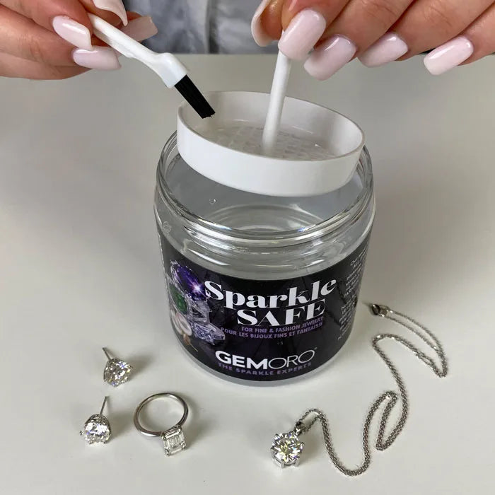 GemOro Authorized Sparkle Safe Jewelry Cleaner