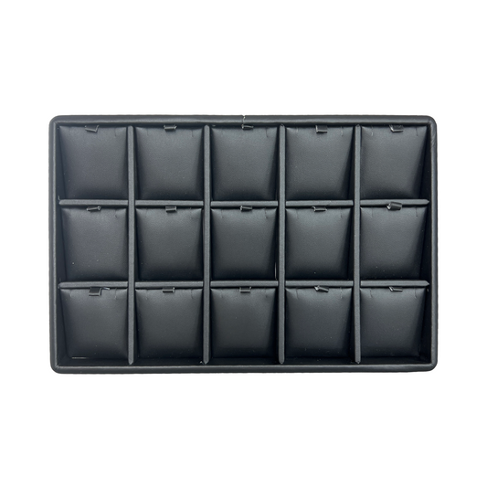 Stackable Leatherette Tray with Inserts - Pendant