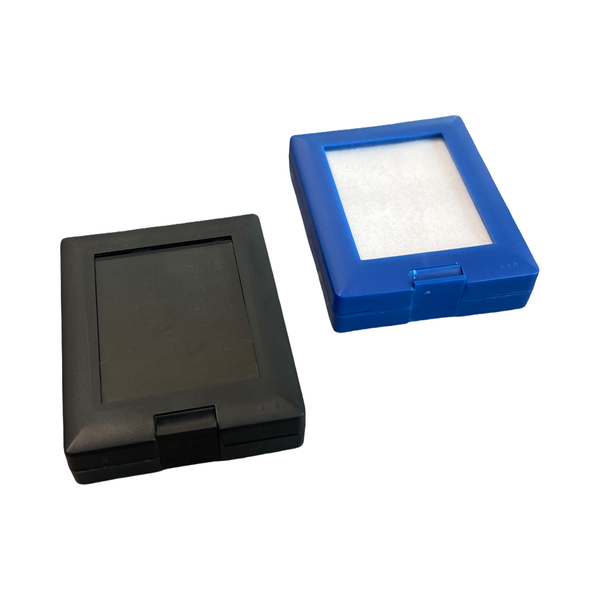 AIR® Glass-Top Flat Foam Gem Box with Stand