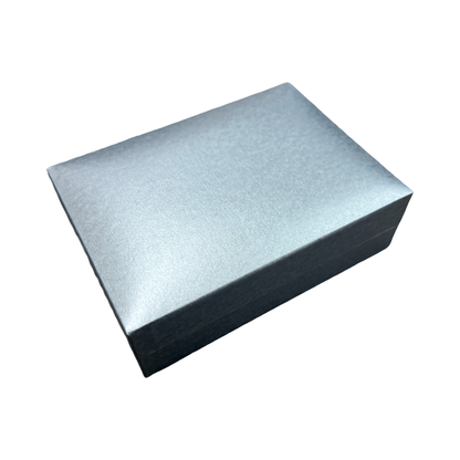 Diana Leatherette Boxes - Silver