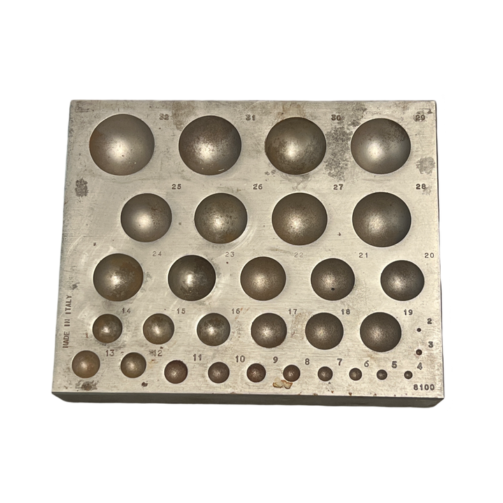 Omo Dapping OMO Flat Dapping Block 2-32mm – DECOZE JEWELRY TOOLS