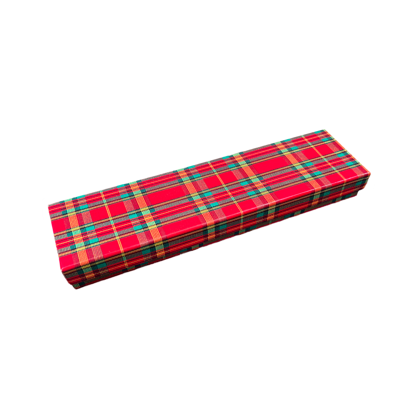 Plaid Christmas Cotton Filled Utility Box