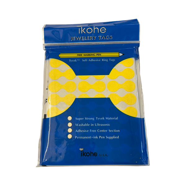 Ikohe® Sticker Ring Price Tags - Short