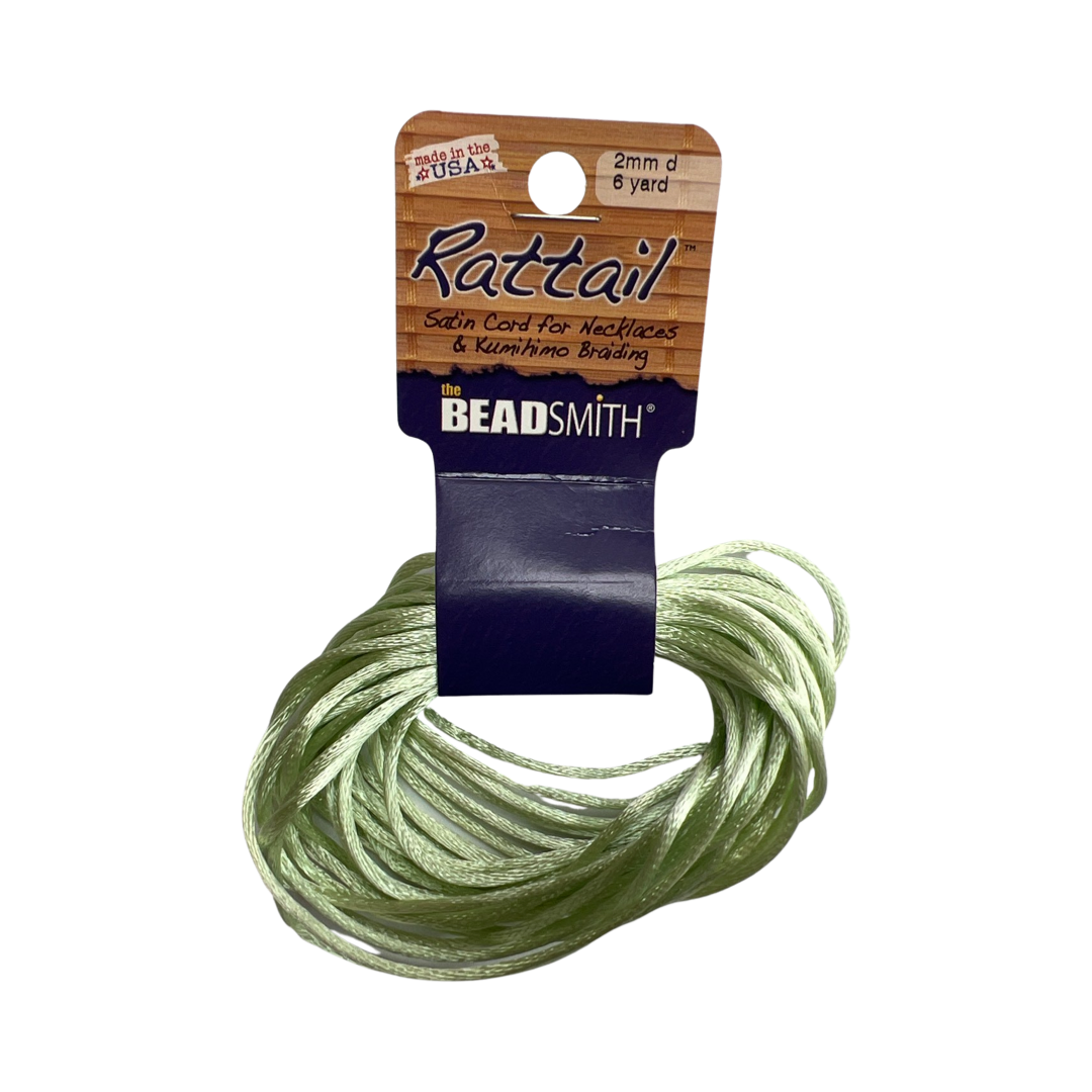 Beadsmith® Rattail Satin Cord - 2 mm (6 Yards) – ZAK JEWELRY TOOLS