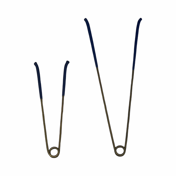 Spring Grip Steam Tweezers with Plastic Coated Tips