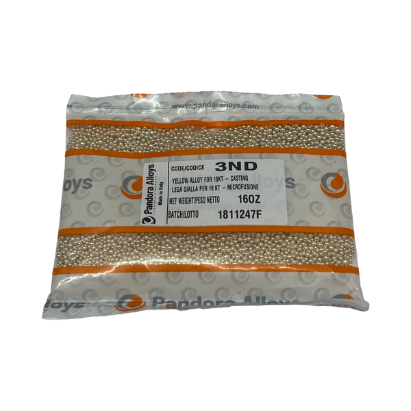 PANDORA® Alloy - 3ND - Yellow Casting
