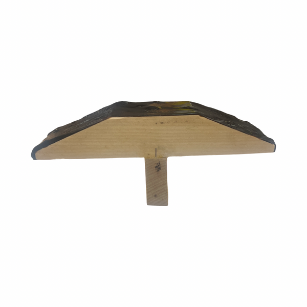 Shellac Wood Holder - Three Faces