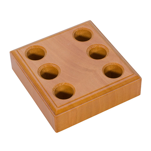 Wood Plier Block - 6 Holes