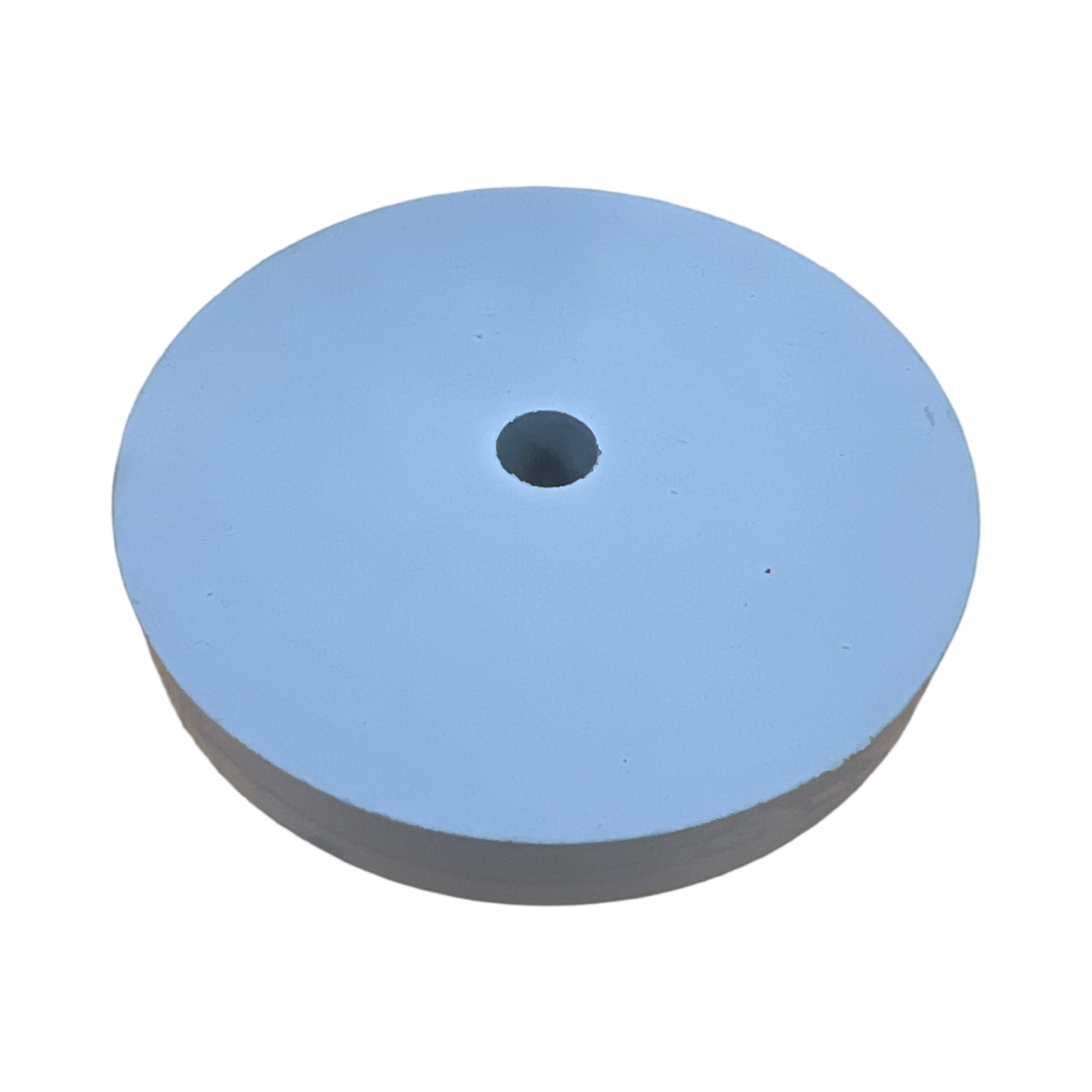 Blue Silicone Unmounted Square Edge Wheels - 4"