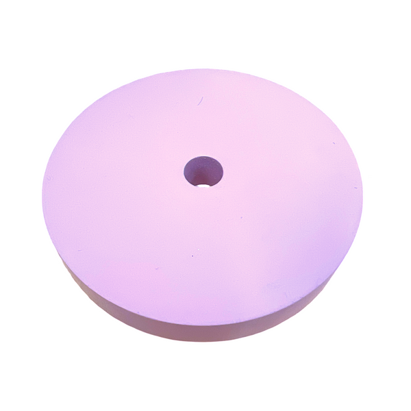 Pink Silicone Unmounted Square Edge Wheels - 4"