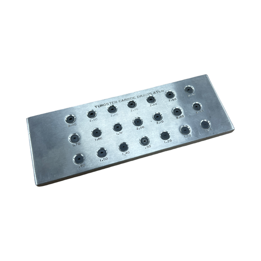 Karat® Tungsten Carbide Drawplate - Half Round .60 - 3.00