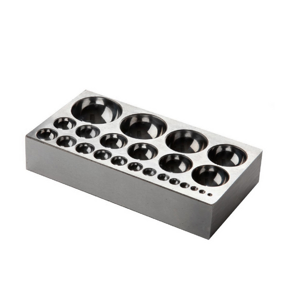 Dapping Block Sample Dapping – DECOZE JEWELRY TOOLS