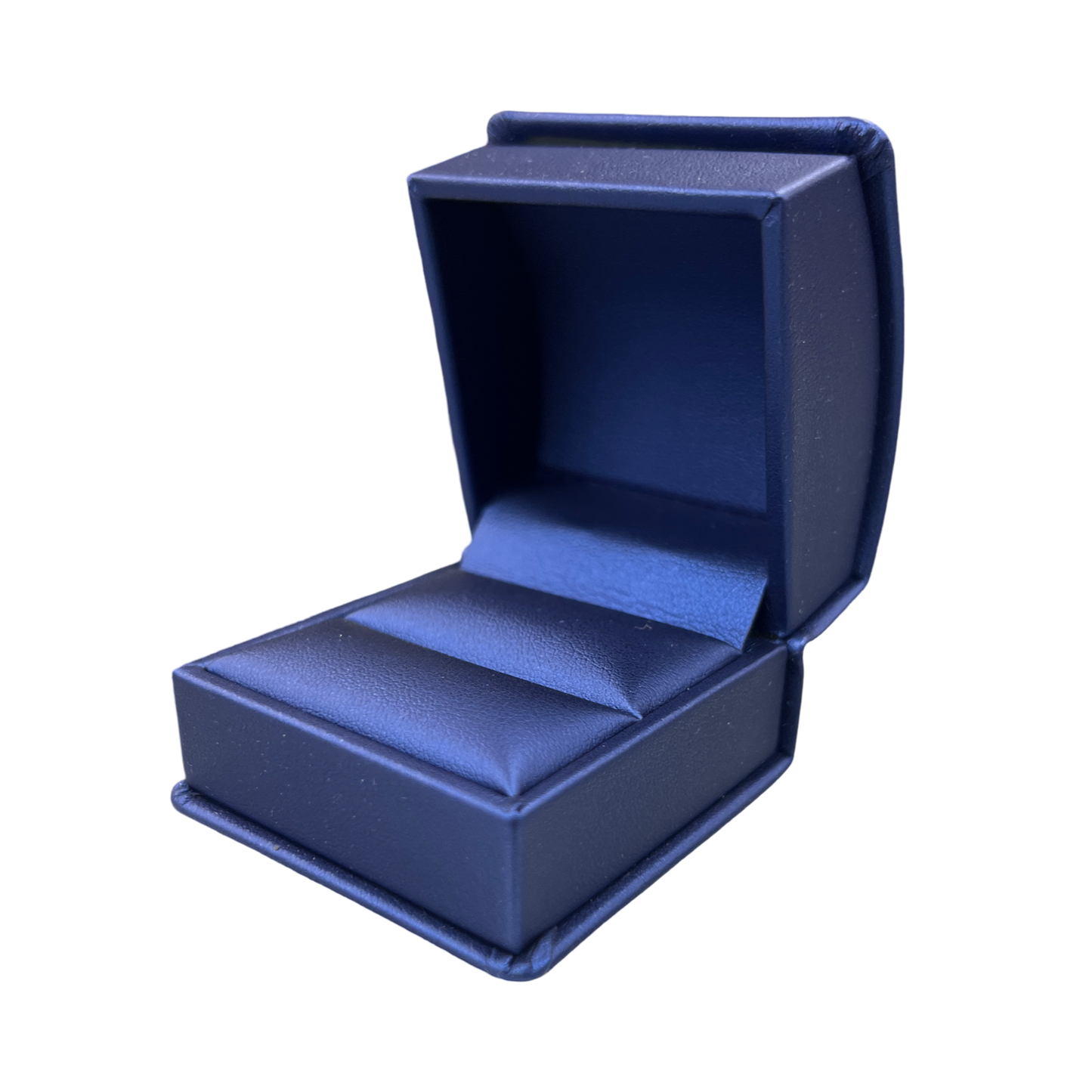 Roll Top Leatherette Boxes - Navy Blue