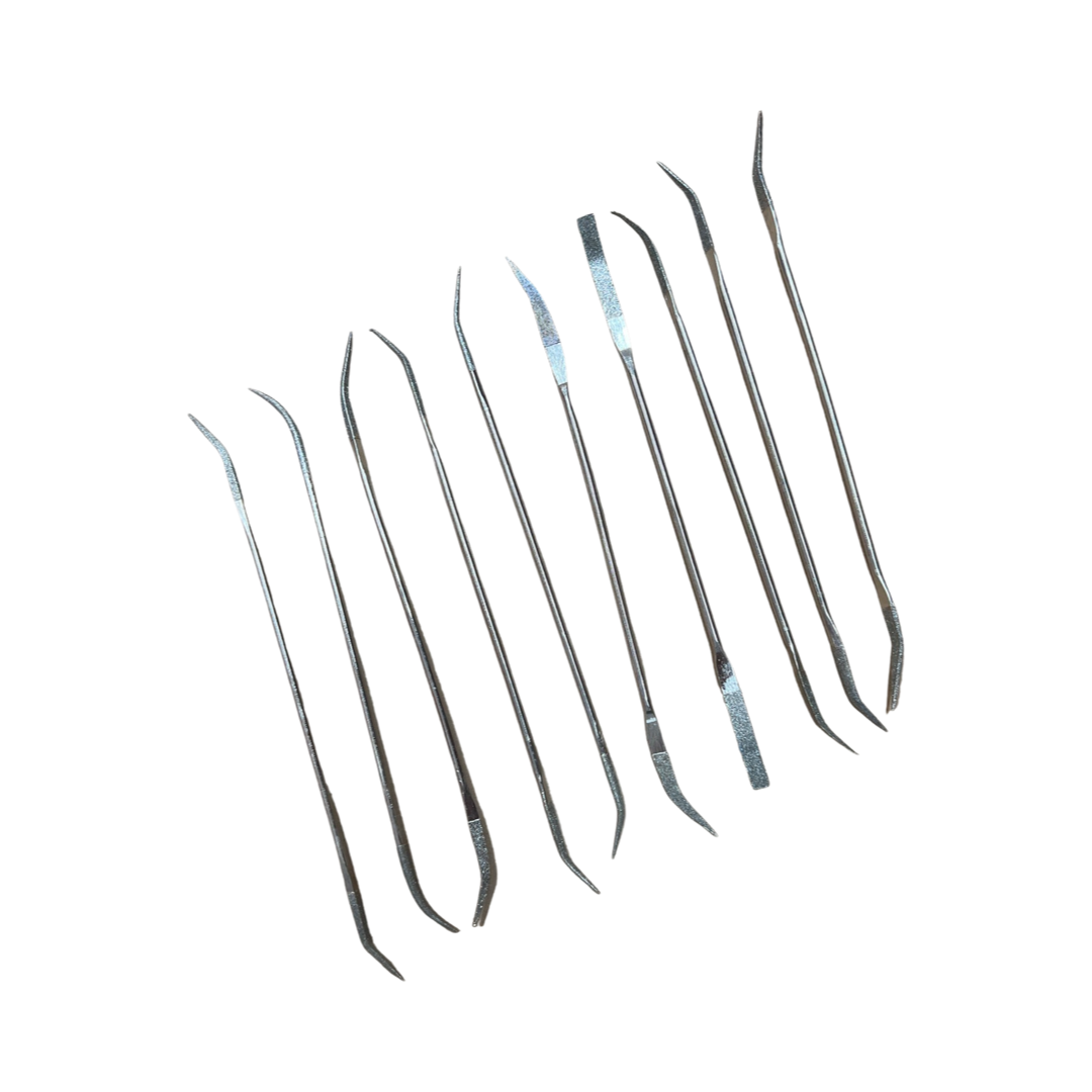 Caselli Rifflers Diamond Rifflers Set - 10 Piece – DECOZE JEWELRY TOOLS