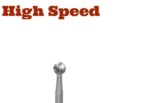 High Speed Jeweler's Burs - Round