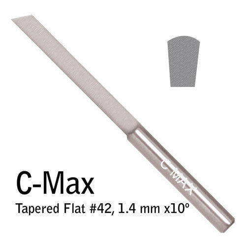 GRS® C-Max Carbide Gravers - Tapered Flat