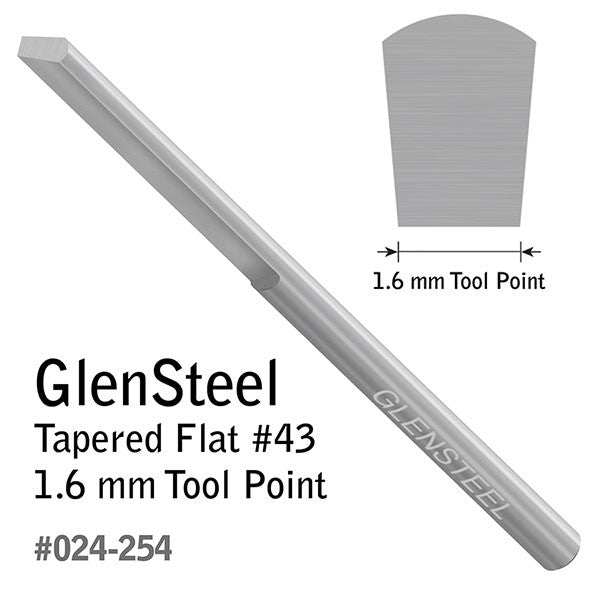 GRS® GlenSteel Tapered Flat Gravers