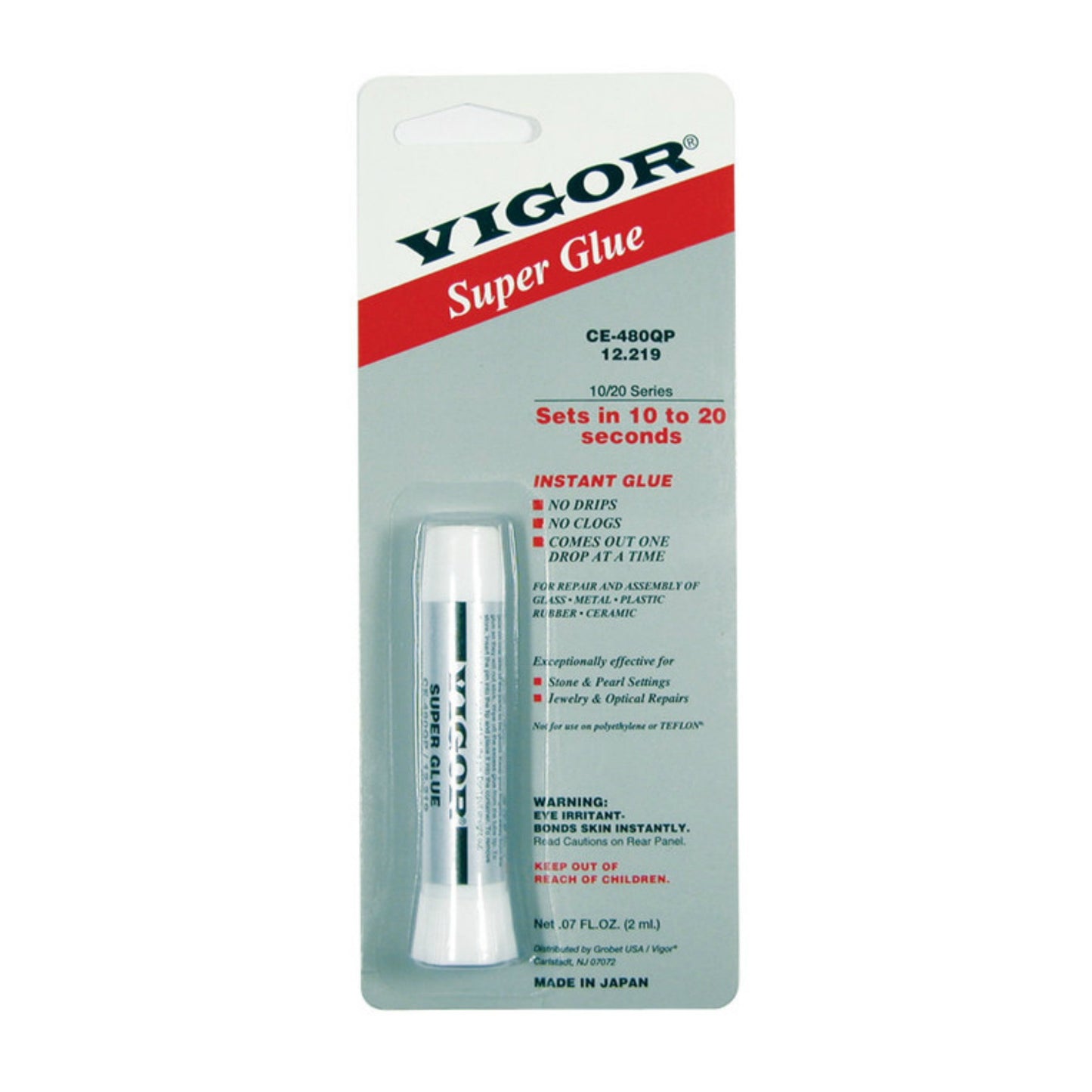Vigor® Super Glue 10/20 - Pack of 5