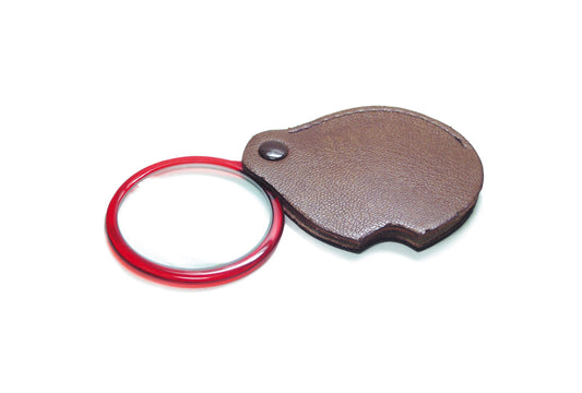 PEER® Pocket Magnifier with Attached Leather Case