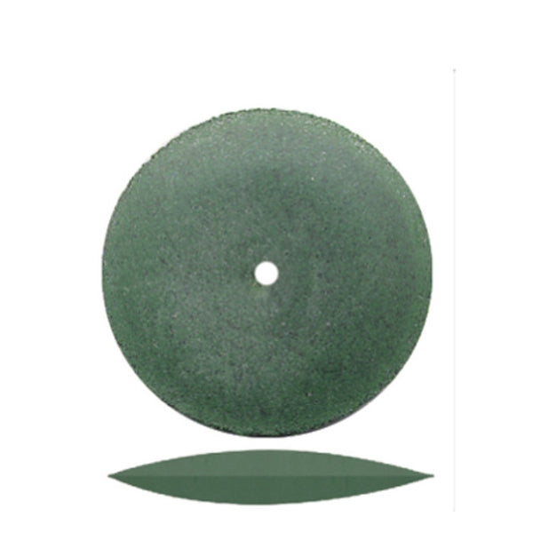 Dedeco® Classic Rubber Green Knife Edge Wheels 7/8"