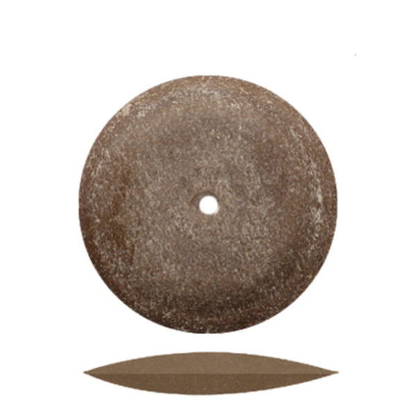 Dedeco® Classic Rubber Brown Knife Edge Wheels 7/8"