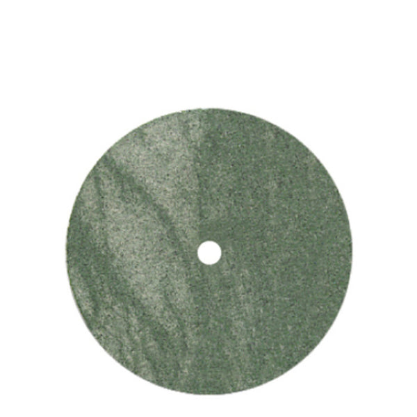 Dedeco® Classic Rubber Green Lathe Wheel 4"