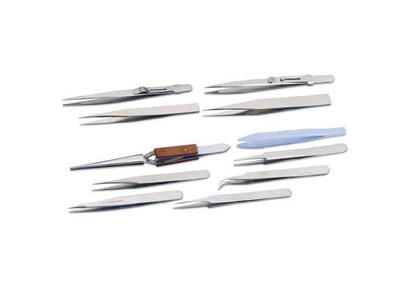 Tweezers - Twelve Piece All-Purpose Kit