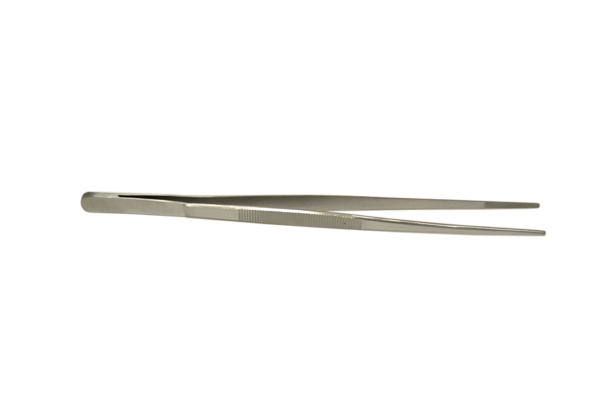 Retrieving Forceps - 10" Blunt Rounded Serrated Points