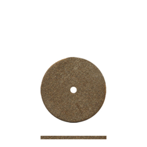 Dedeco® Classic Rubber Brown Sq. Edge Wheels 5/8" - Interproximal