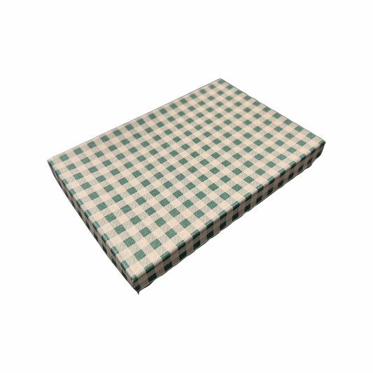 Gingham Christmas Cotton Filled Utility Box
