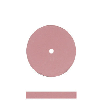 Pink Silicone Unmounted Square Edge Wheels 5/8"