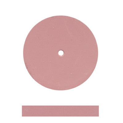 Pink Silicone Unmounted Square Edge Wheels 7/8"