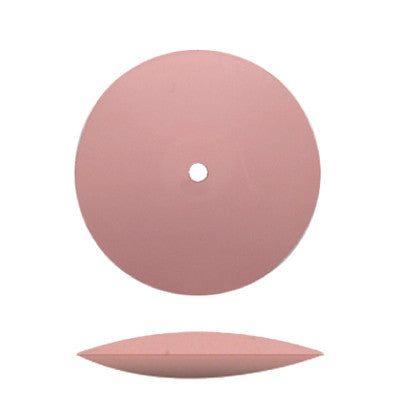 Pink Silicone Unmounted Knife Edge Wheels 7/8"
