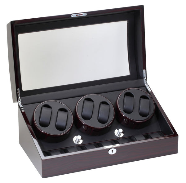 Watch Winder - Ebony Wood 6