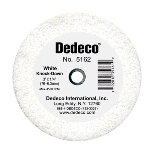 Dedeco® Knock-Down White Lathe Wheel