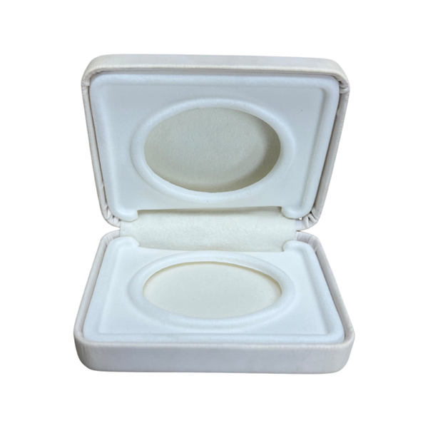 White Leatherette Baby Bangle Box