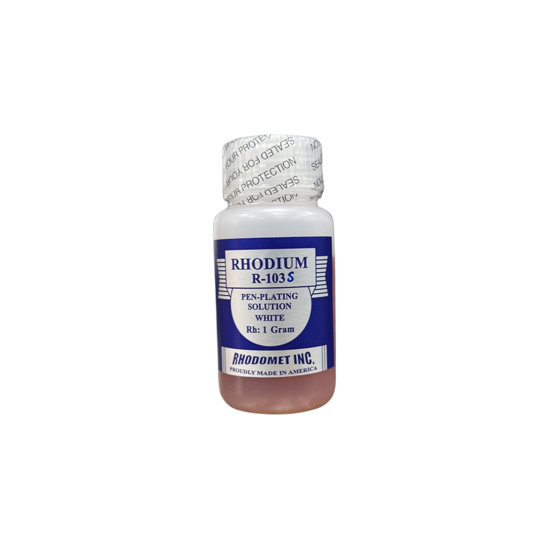 Liquid Rhodium Rhodomet® Rhodium Solution – DECOZE JEWELRY TOOLS