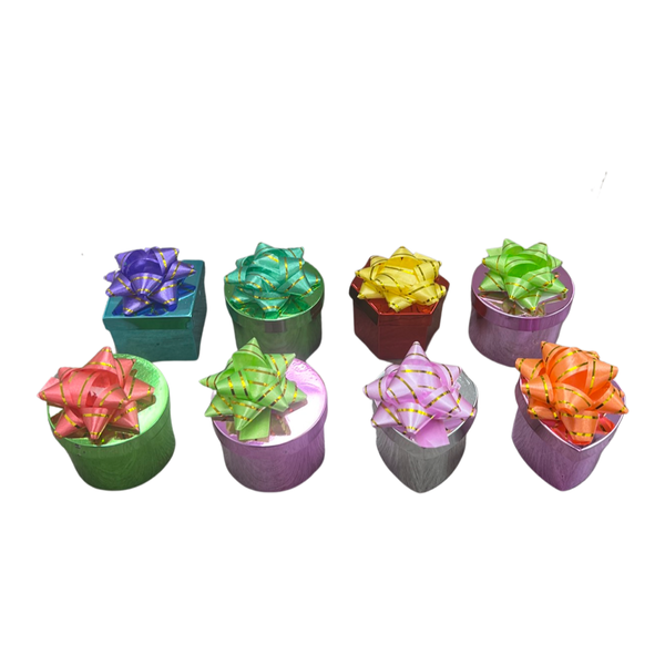 Metallic Hat Boxes - Box of 48