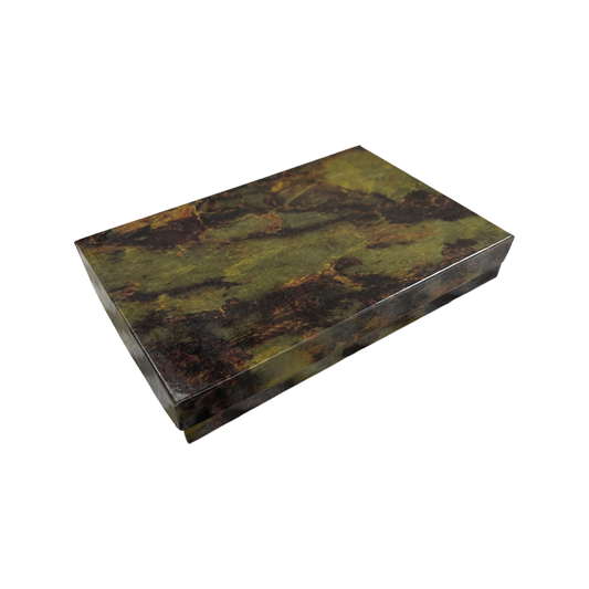 Green Marbled Cotton Filled Utility Box
