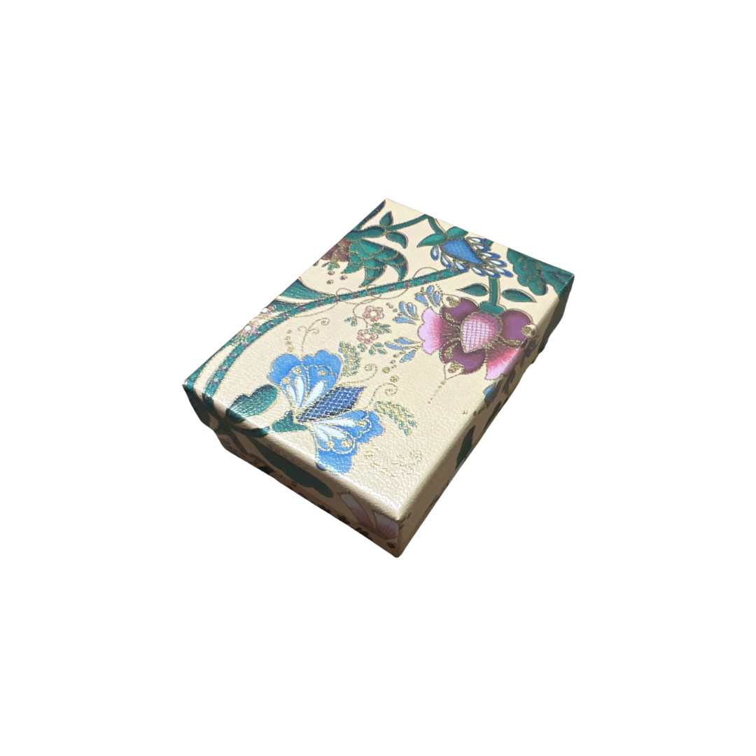 Floral Cotton Filled Utility Box