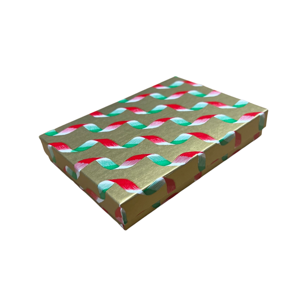 Ribbon Christmas Cotton Filled Utility Box