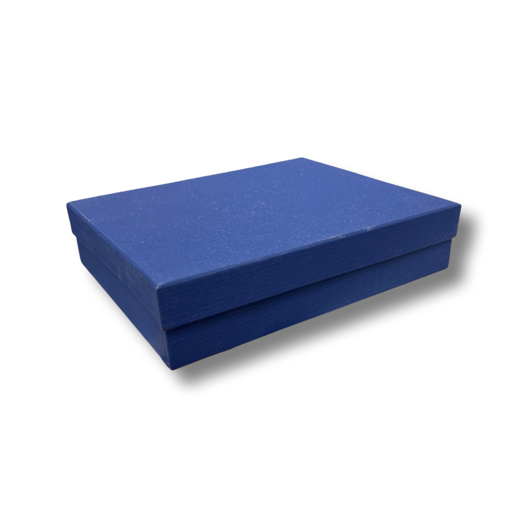 Cobalt Blue Cotton Filled Utility Box